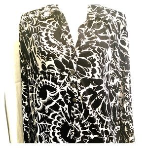 Alfani Print Blouse Machine Washable! 💕